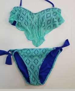 Hula Honey Swimsuit Large & XL Crochet Bandeau